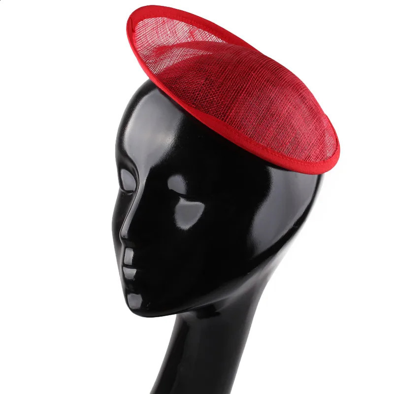 20CM SINAMAY Fascinator Base DIY Hair Accessories Gril Making Party Hats Millinery Cocktail Headwear Wedding Hairstyles 12pcs/Lot 241009