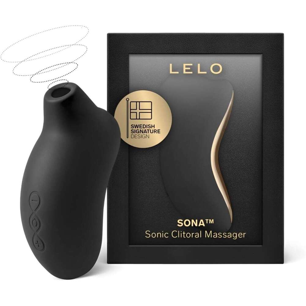 LELO SONA Sonic Massager, Sex Toy for Woman, Waterproof Clit Sucker, Rechargeable Pulsating Vibrator for Women, Suction Vibrator, Female Pleasure Toys