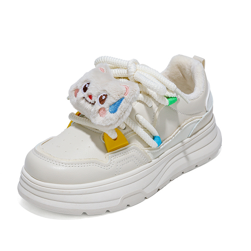 Winter Velvet Warm Versatile Casual Board Shoes