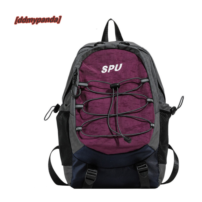 6-12 year old children's outdoor travel lightweight non slip, large capacity elementary school backpack, camping and hiking bag #25 ddmypanda ddm