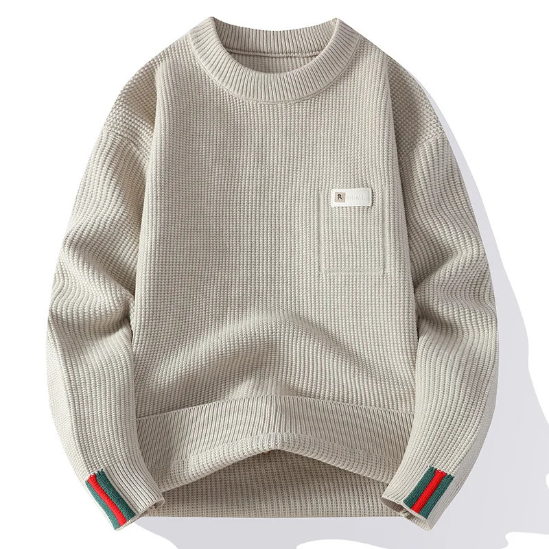 Fall Winter High End y Cashmere Sweater Men Soft Warm Mens Sweaters Top Fashion Christmas Jumpers Pull Homme 241022