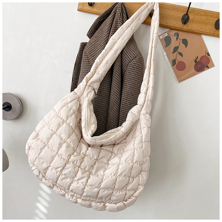 Women Crossbody Bag Shoulder Bag Large Capacity Fashionable Versatile Casual Style Brown Free shipping