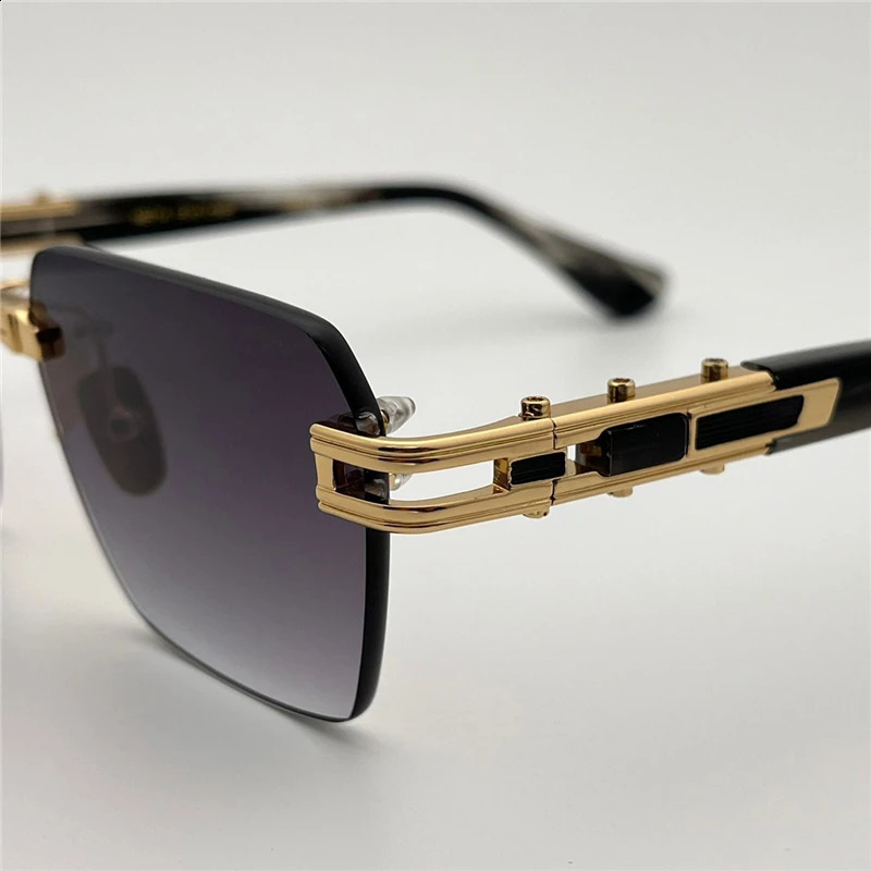 Mens and Womens Summer Sunglasses META-EVO ONE UV Resistant Retro Plate Full Frame Glasses Random Box 241021