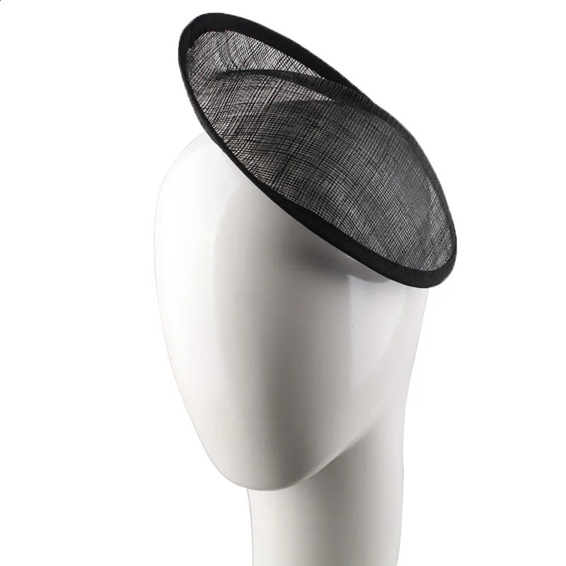20CM SINAMAY Fascinator Base DIY Hair Accessories Gril Making Party Hats Millinery Cocktail Headwear Wedding Hairstyles 12pcs/Lot 241009