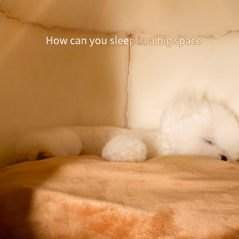 Designer kennel four seasons general purpose can be disassembled and washed winter warm type bed small teddy dog house mat supplies