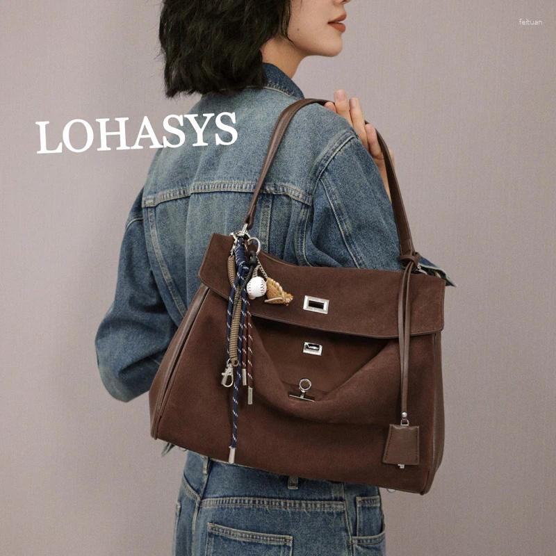 Totes Genuine Leather Shoulder Bags For Women Tote Fashion Urban Retro Handbags Premium Crossbody 1104 4