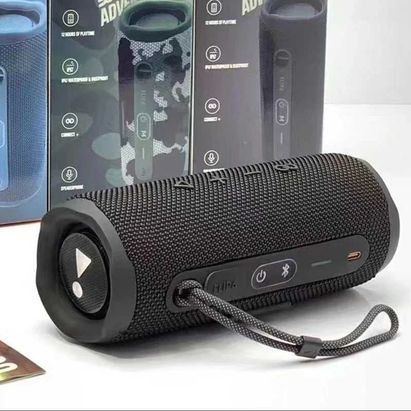 Loudspeaker box Flip 6 Waterproof Portable Bluetooth Speaker Powerful Sound Bass PX7 Waterproof Camouflage Green Caixa De Som Music Box Flip6 Z241021