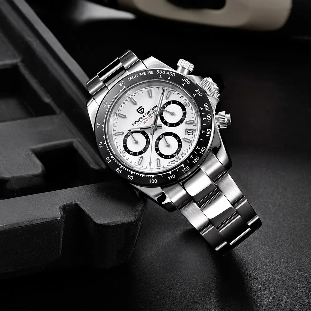 PAGANI Mens Watch Quartz Business Watch Mens Watch Top Watch Mens Chronograph VK63 241009CJ