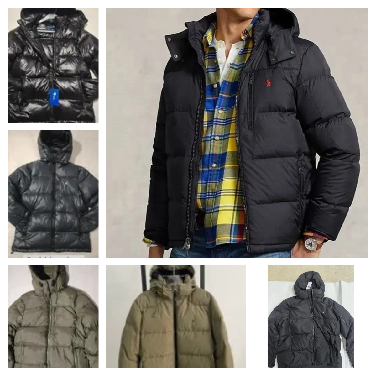 Free Shipping Mens Jacket Rallppelaaren 10A+ Designer Down Jackets Puffer Coat Polo Jacket Men Windbreaker Thick Warm Embroidered Hoody Coat