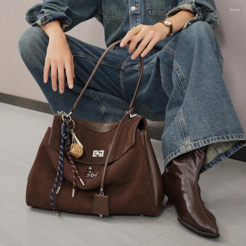 Totes Genuine Leather Shoulder Bags For Women Tote Fashion Urban Retro Handbags Premium Crossbody 1104 4