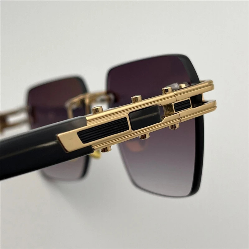 Mens and Womens Summer Sunglasses META-EVO ONE UV Resistant Retro Plate Full Frame Glasses Random Box 241021