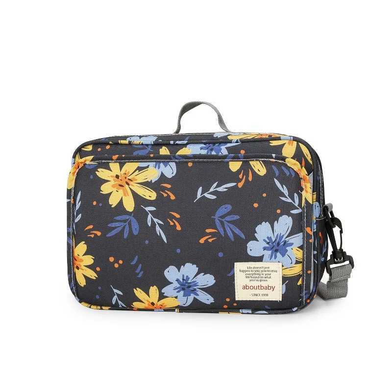 2024 Mommy with Baby Outdoor Travel New Waterproof Printed Cart Bag Storage Hanging Bag Diaper Bag Mommy BagC250326