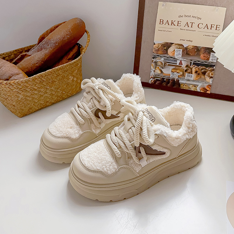 Autumn Winter New Flat Bottomed Soft Soled Fashionable Versatile Casual Shoes