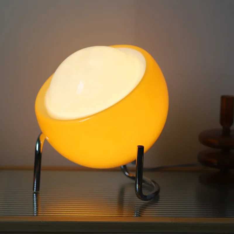 Winfordo Bauhaus medieval desk lamp glass creative desk lamp Nordic retro night lamp bedroom living room X241021