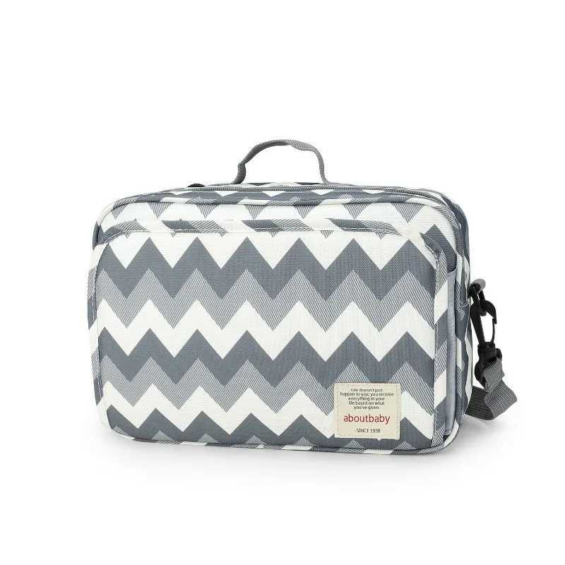 2024 Mommy with Baby Outdoor Travel New Waterproof Printed Cart Bag Storage Hanging Bag Diaper Bag Mommy BagC250326