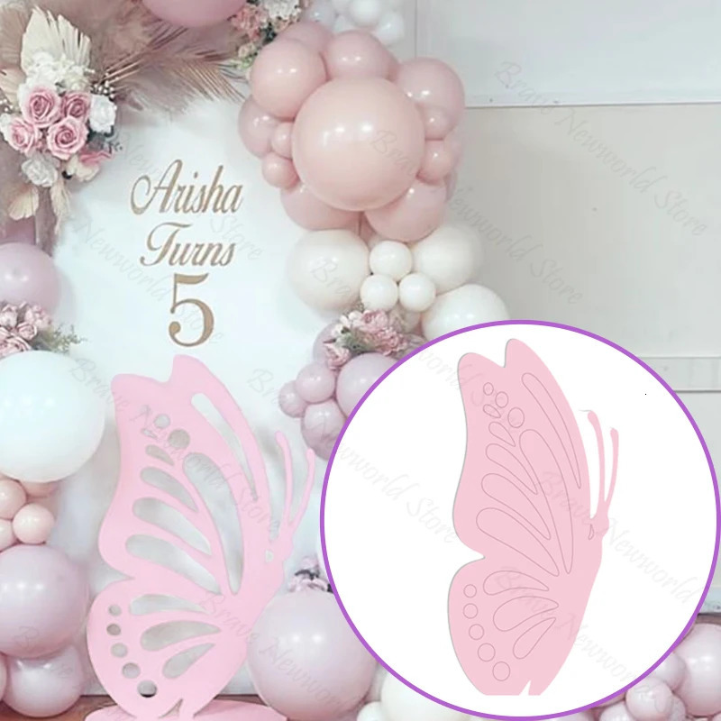 36 inch DIY decoration foam board hollow butterfly center butterfly theme birthday party baby shower wedding decoration 241022