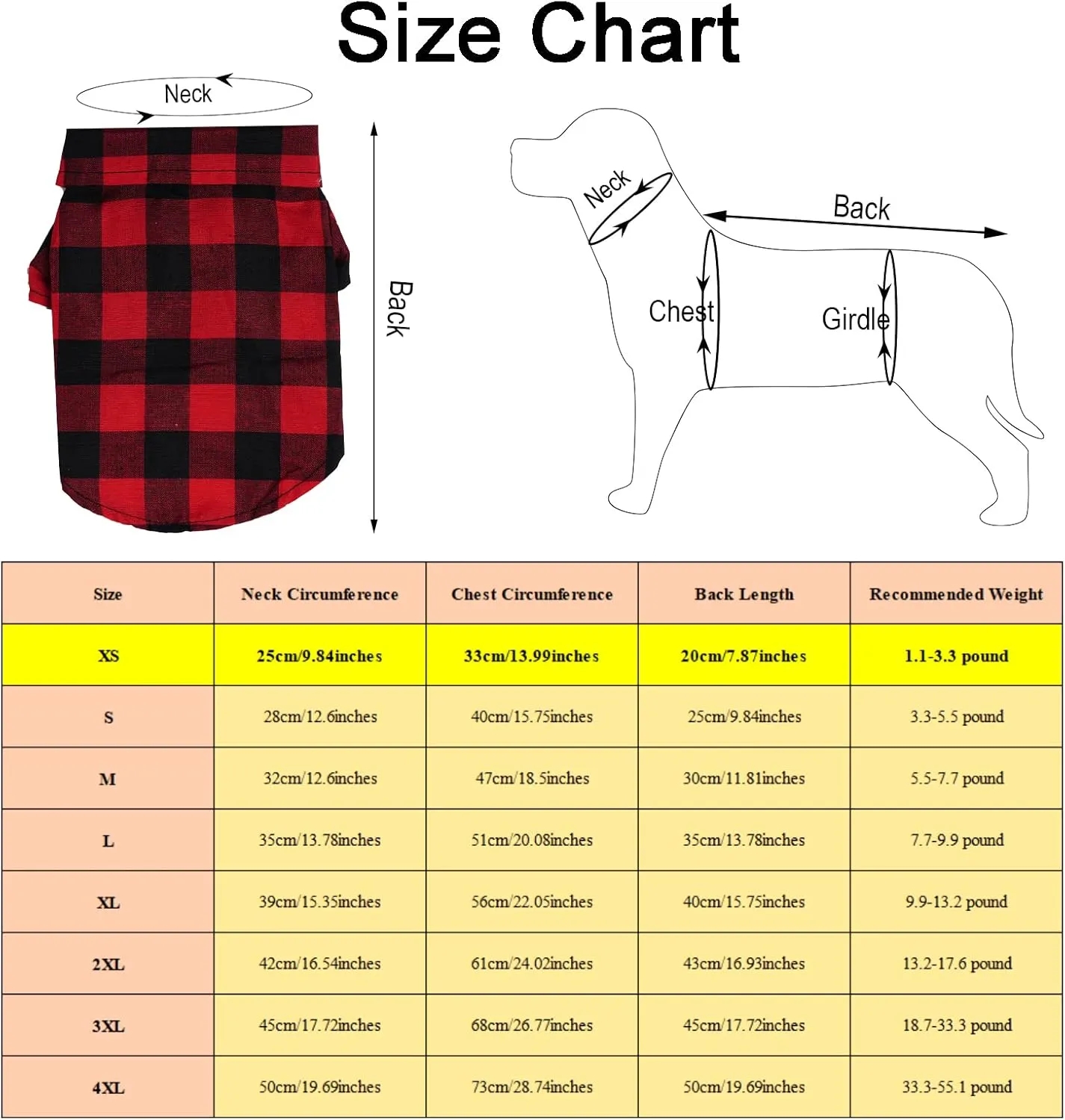 Puppy Cat Cute Shirt Plaid Dog Shirts for Extra Small Dogs Cats Birthday Party Holiday(Red, Blue and White) Free shipping