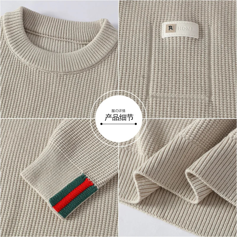 Fall Winter High End y Cashmere Sweater Men Soft Warm Mens Sweaters Top Fashion Christmas Jumpers Pull Homme 241022