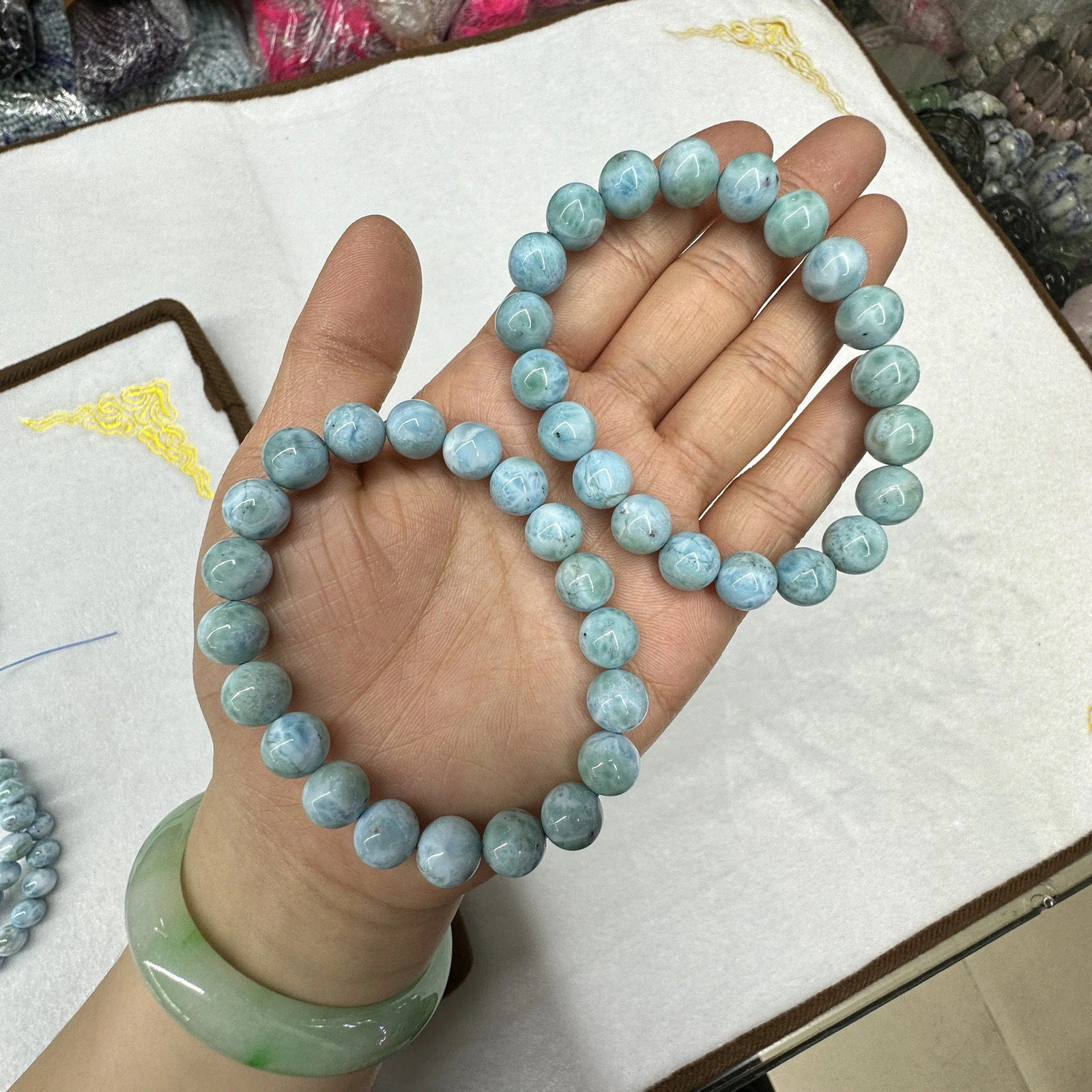 natural stone bracelet high-end jewelry womens gift wholesale 9mm designer bracelet women luxury jewelry gold mens bracelet designer silver bracelet - view 3