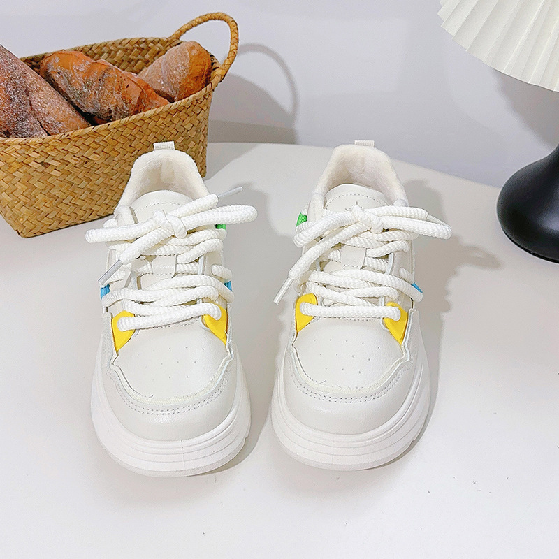 Winter Velvet Warm Versatile Casual Board Shoes