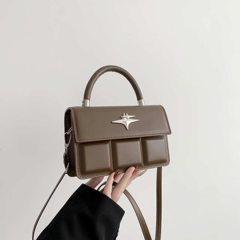 2025 Designer Women's Shoulder Bag 3 :Simple Casual Style Fashion Versatile Handbag Retro Solid Color,Black/White/Brown/Khaki/Fuia,Free shipping 