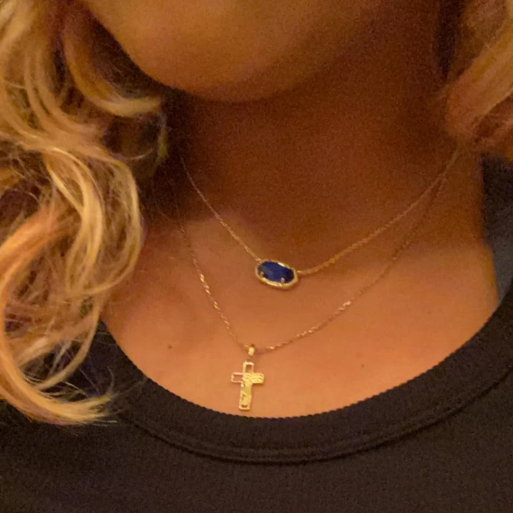 YEEVAA cobalt cat eye artificial crystal gemstone pendant necklace suitable for women fashionable jewelry unique gifts 241022