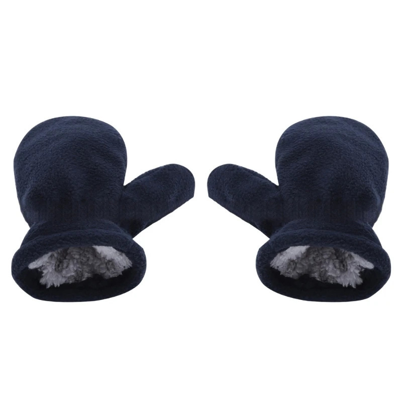 2-4Y Childrens Bicycle Gloves Plush Gloves Winter Childrens Gloves Wool Gloves G99C 241022bj