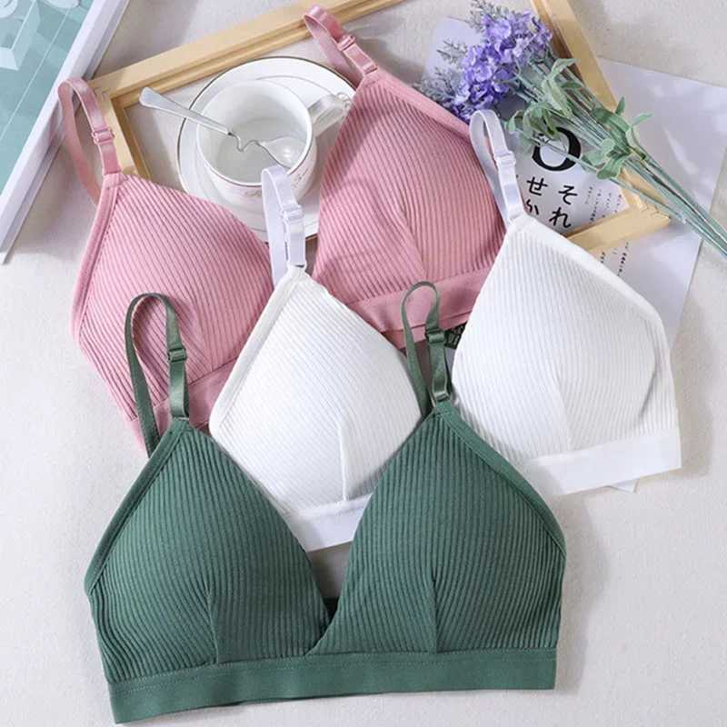 Women Yoga Sports Bras Triangle Cup Underwear Fe Breathable Wrapped Tube Top Sexy Beauty Back Adjustable Sling Bra VestX2410