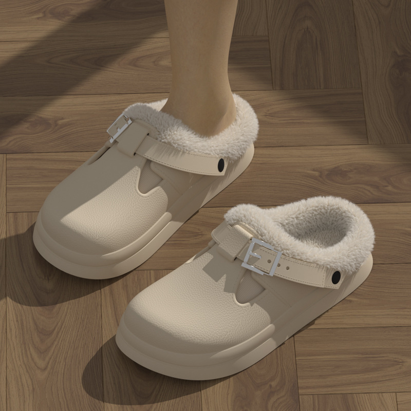 2024 free shipping shoes designer sandals flat sandals for women soft warm slides slippers winter rubber house shoes sliders slide