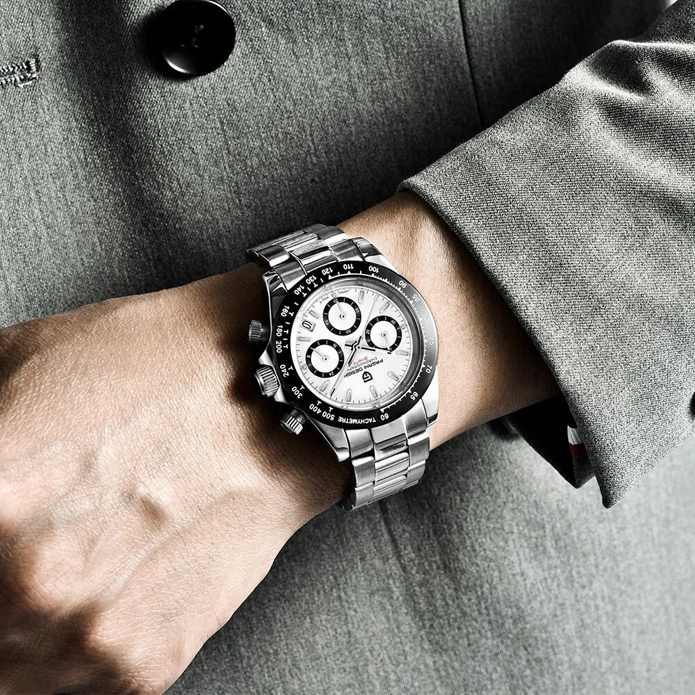 PAGANI Mens Watch Quartz Business Watch Mens Watch Top Watch Mens Chronograph VK63 241009CJ