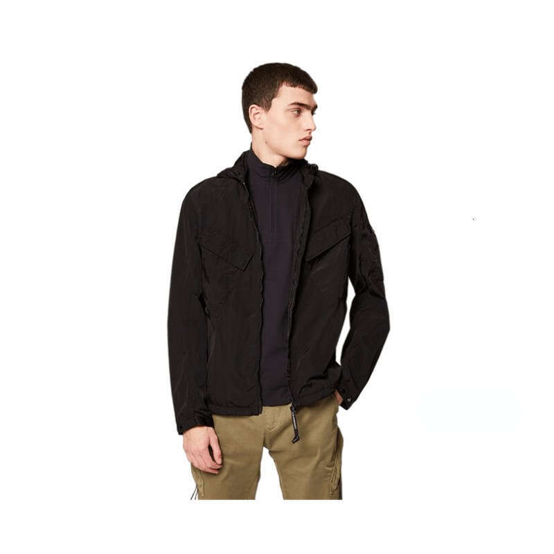 Spring And Autumn Outdoor Sports Loose Cardigan Hooded Nylon Men's Hoodie Jacket