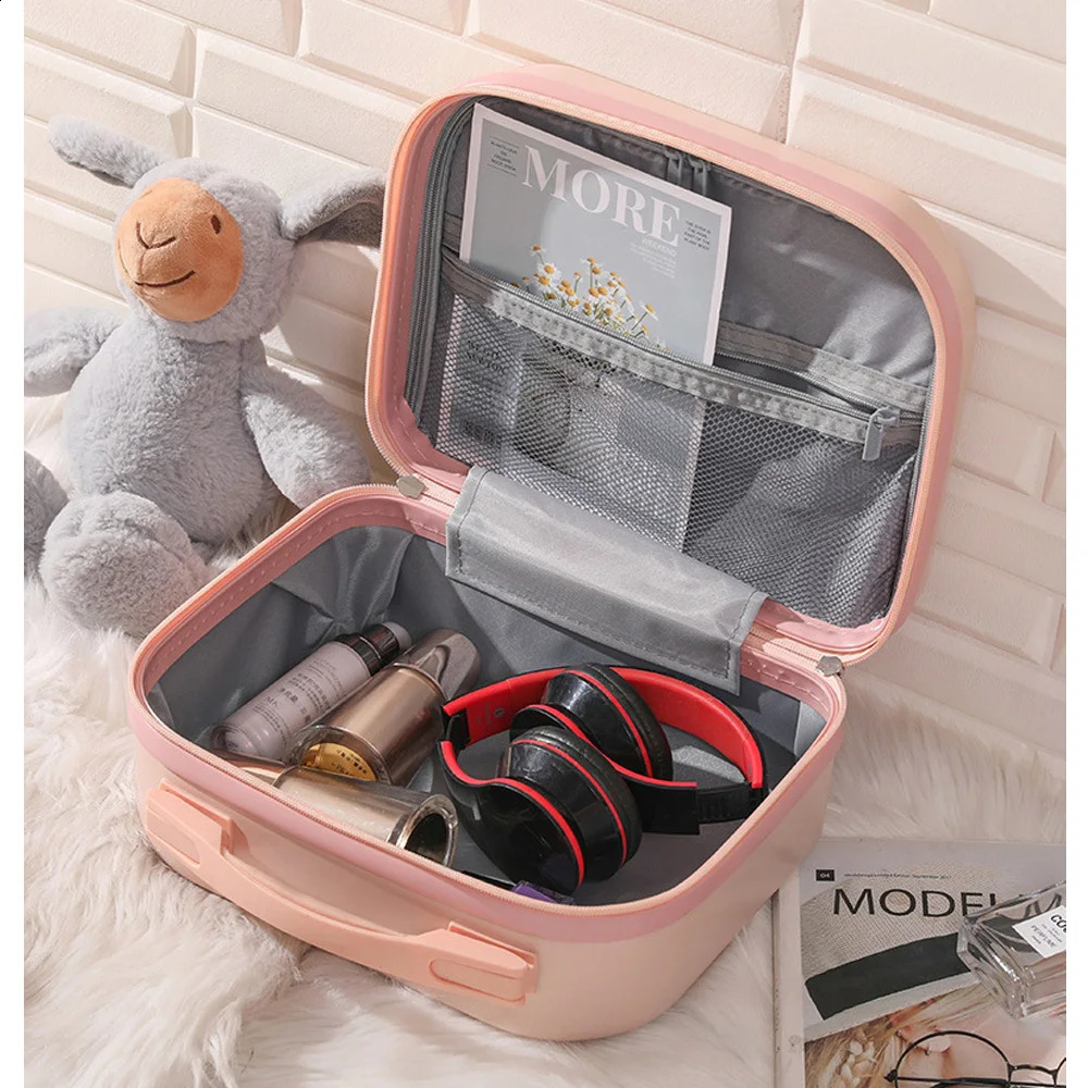Pink waterproond explosion-proof small New travel womens makeup bag size 30-15.5-23cm 241021