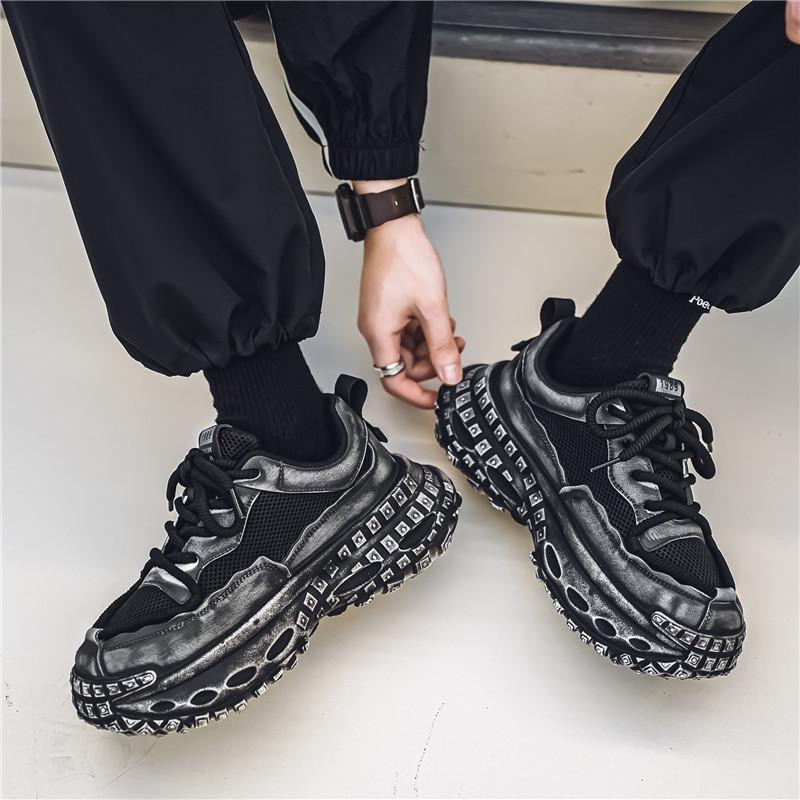 2024 New Designer Mesh Breathable Sports Mens Youth Tire Sole Wear-Resistant Worn-Out Shoes Runners Trainers Sneakers