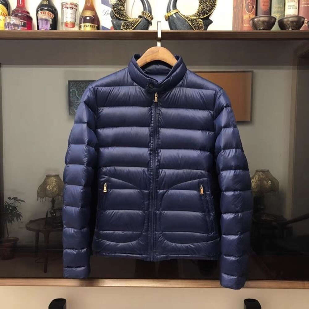 Original Brand Winter High Quality Men Slim-Fit Stand-Up Collar Business Casual Jacket Lightweight White Duck Down