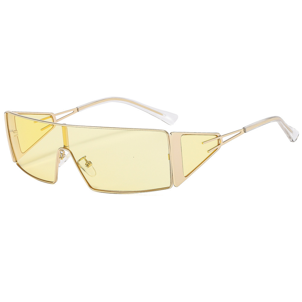 New Metal Fashion Future Technology Internet Celebrity Trendy Sunglasses