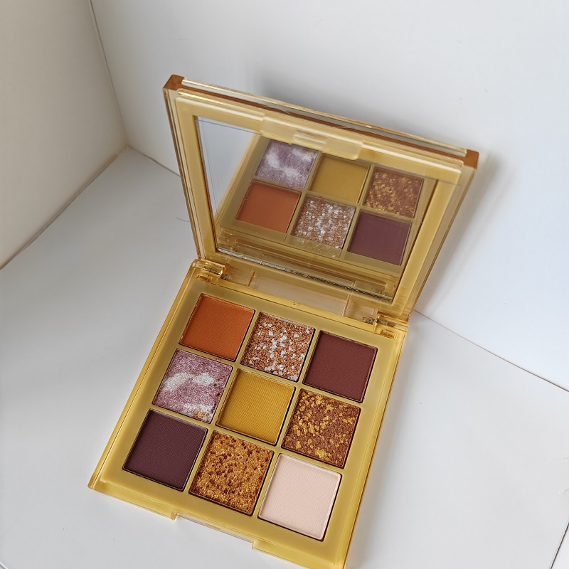 9 colors Eyeshadow Makeup Palette brown caramel toffe chocolate Eye Shadow womans Christmas Beauty gifts
