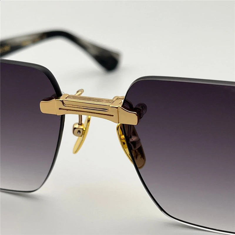 Mens and Womens Summer Sunglasses META-EVO ONE UV Resistant Retro Plate Full Frame Glasses Random Box 241021