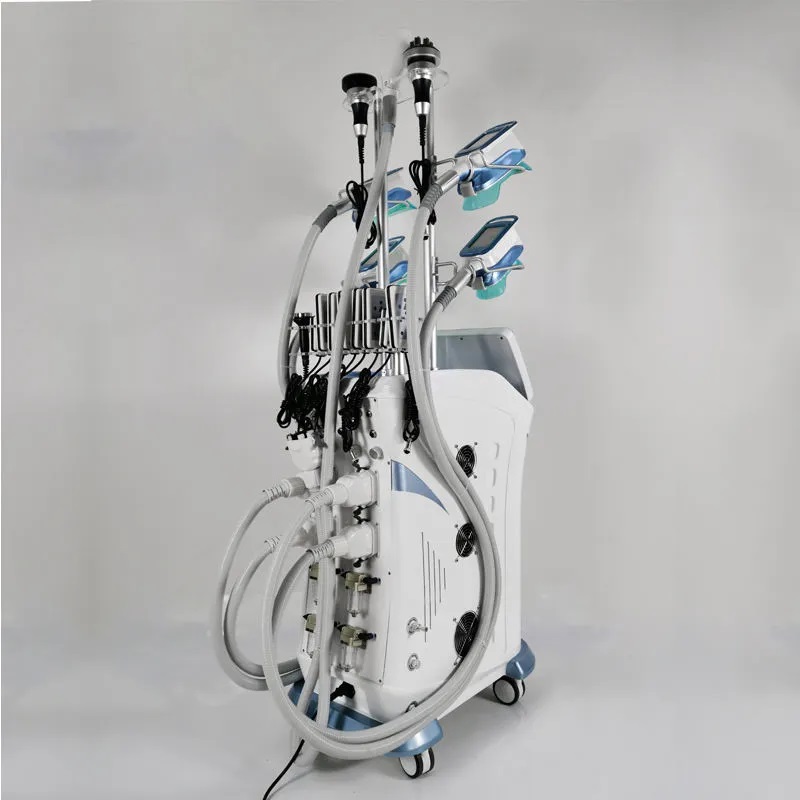 Effective 360 Fat Freezing Cryo Slimming Machine Body Sculpting fat reduce Cooling Lipolysis 4 handles work at the same time with Chin Handle slimming