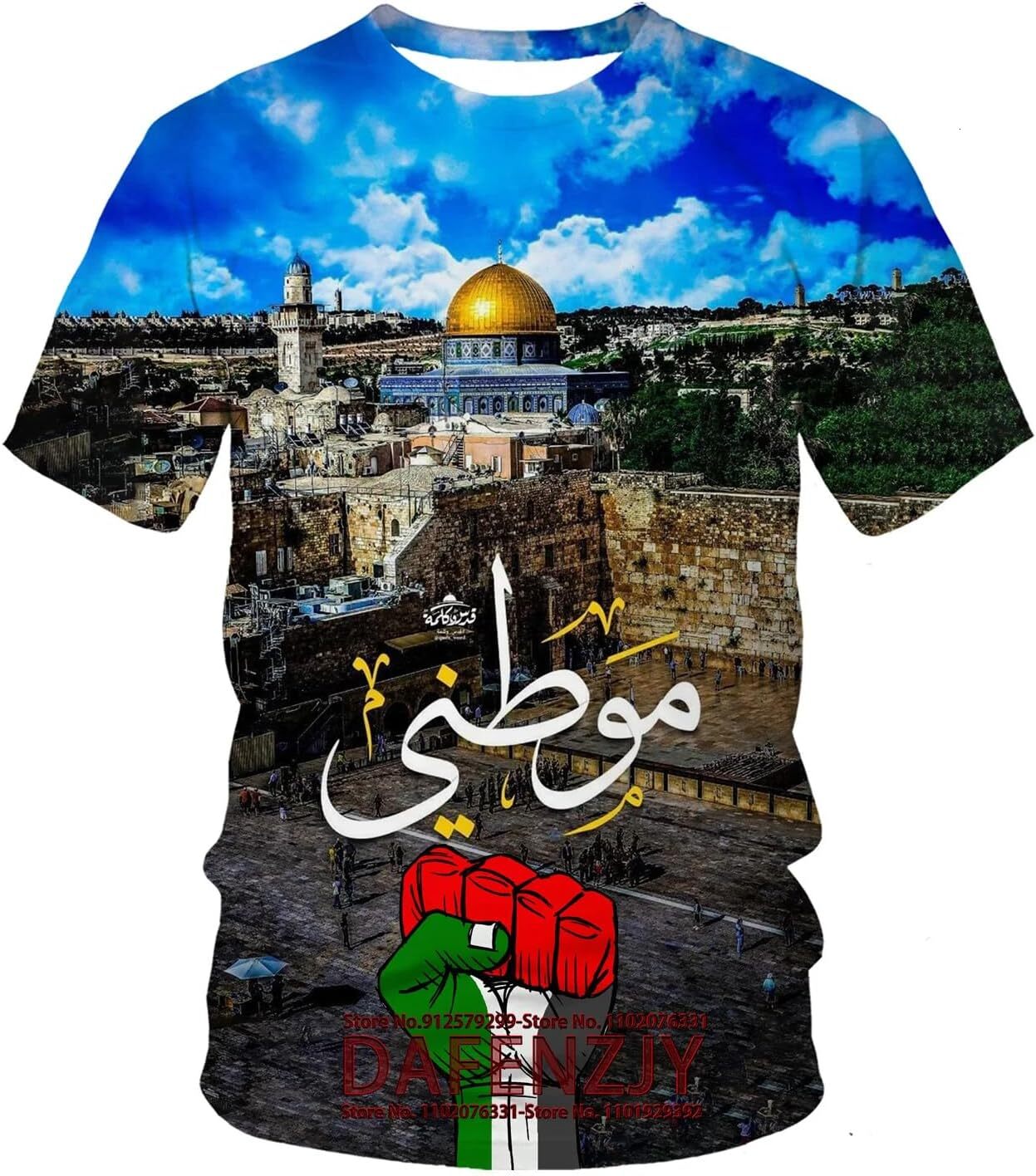 Mens T shirt Arab World Palestine Flag 3D T-Shirts Men Women Fashion Hip-hop Unisex Casual Short Sleeve tee Casual tops summer clothes nice