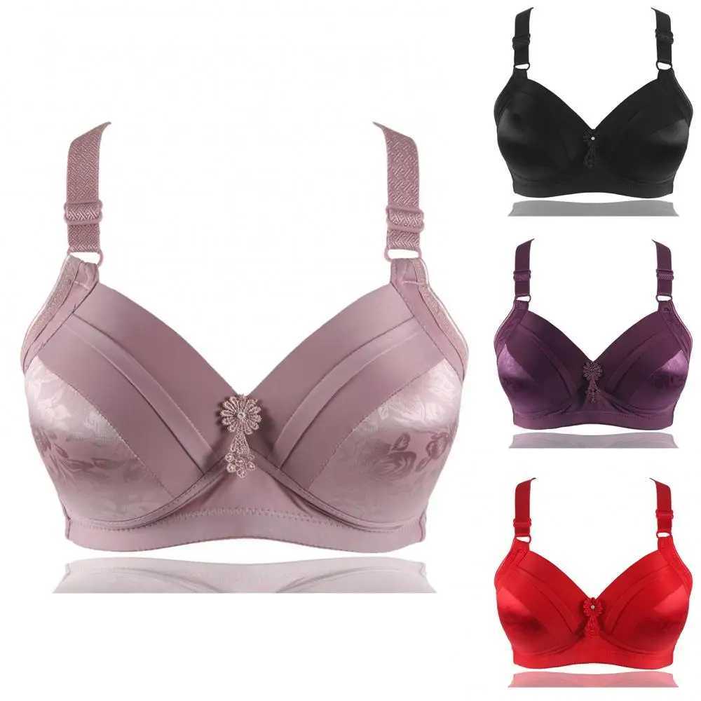 Quality C Cup Wireless Push Up Bra of Women Breathable Cotton Bralette Fashion Lingerie Wire Free Plus Size Fe Intimate NewX241022
