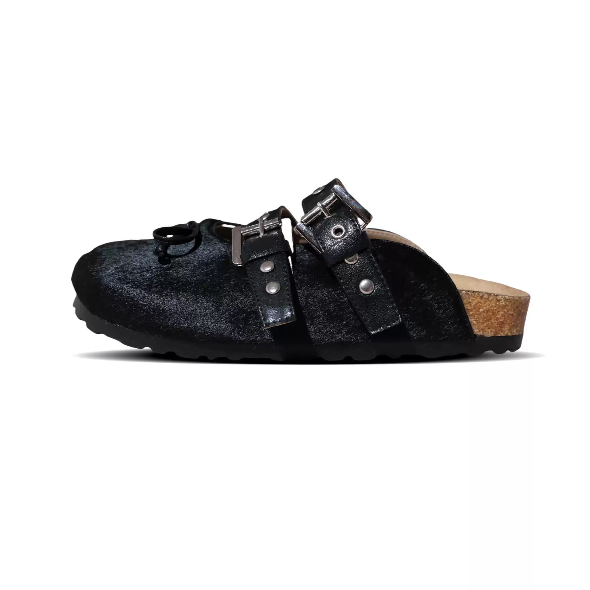 Women's New Thick Bottom Baotou Buckle Hollow Sandals Casual Comfortable Wear-Resistant Soft Sole Slippers