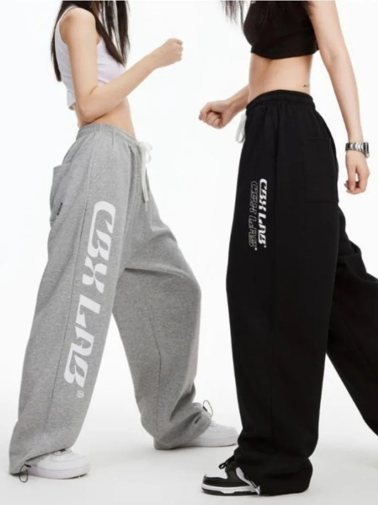 HOUZHOU Y2K Retro Bag Runner Sports Pants Womens Extra Large Korean Fashion Sports Pants Harajuku Street Clothing Gyaru Kpop Trousers 241022