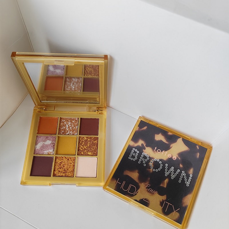 9 colors Eyeshadow Makeup Palette brown caramel toffe chocolate Eye Shadow womans Christmas Beauty gifts