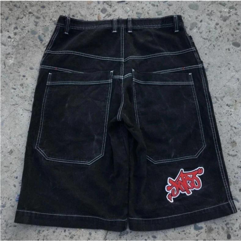 Men's Shorts Hommes Casual Pants Denim Baggy Short Jeans Clothes Jort 2024 JORTS JNCOS 2000s Cargo Gym Jinco Men JNCO