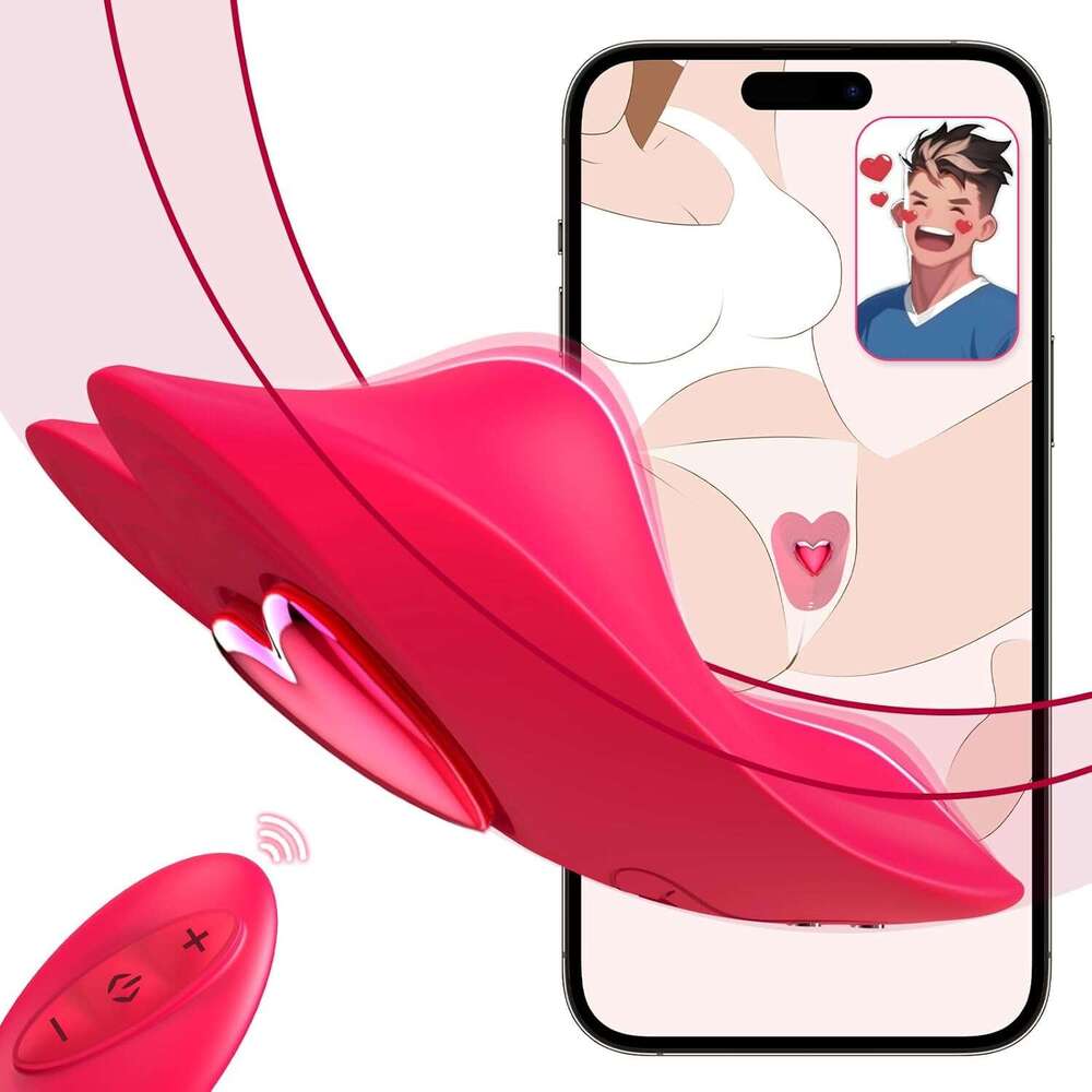 Remote Control Vibrator Couples Sex Toys, App Cellphone Wearable Vibrator with Remote, Vibrating Panties with 10 Vibration Settings, Mini Bullet Vibra