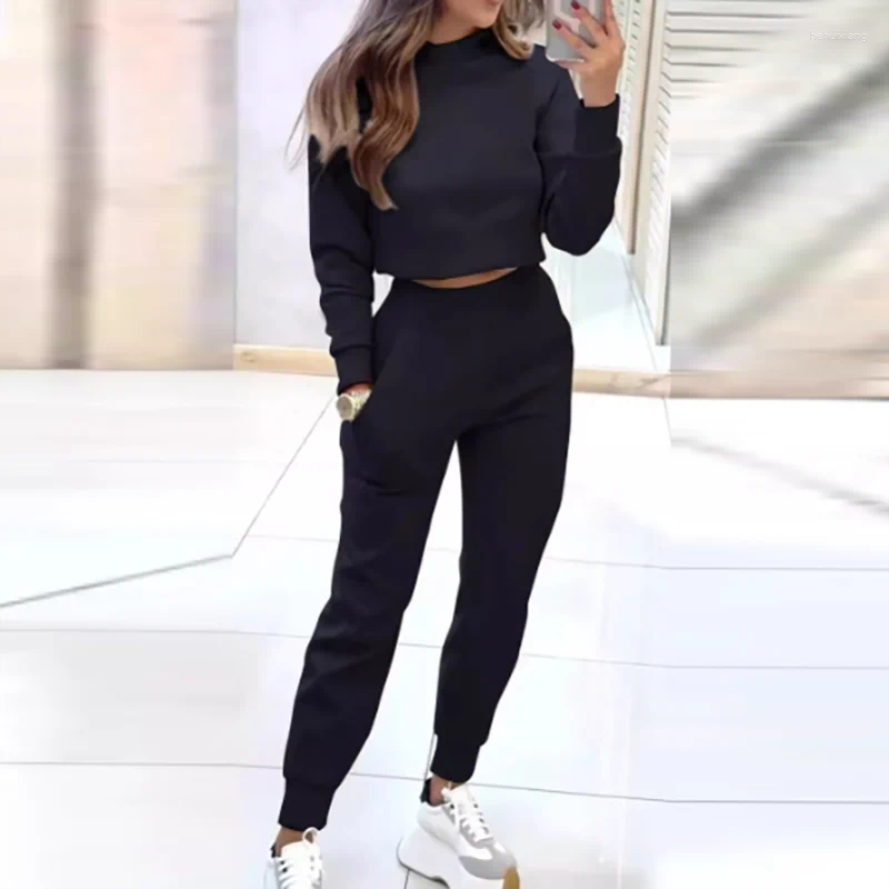 Two Piece Sports Set: Pullover And Pants Suit, Multi-Color, Casual Loose Fit