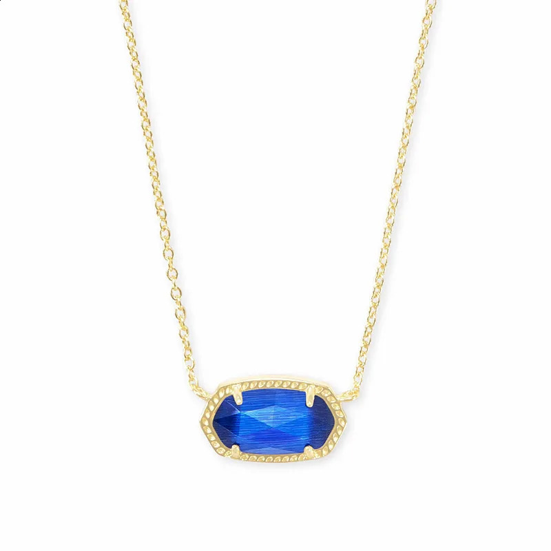 YEEVAA cobalt cat eye artificial crystal gemstone pendant necklace suitable for women fashionable jewelry unique gifts 241022
