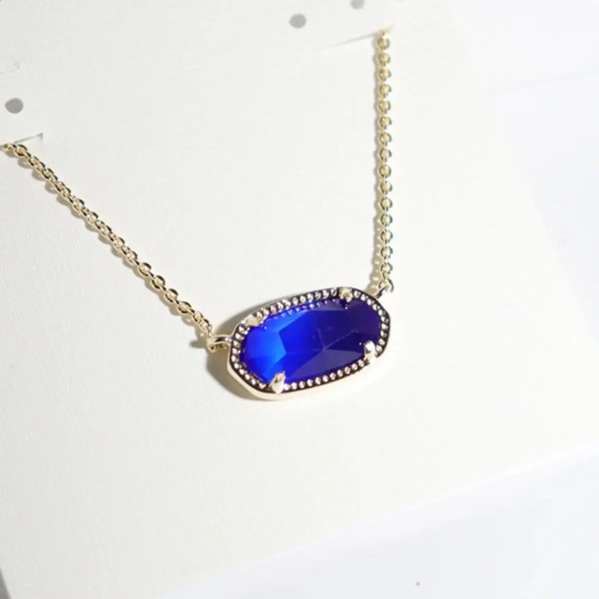 YEEVAA cobalt cat eye artificial crystal gemstone pendant necklace suitable for women fashionable jewelry unique gifts 241022