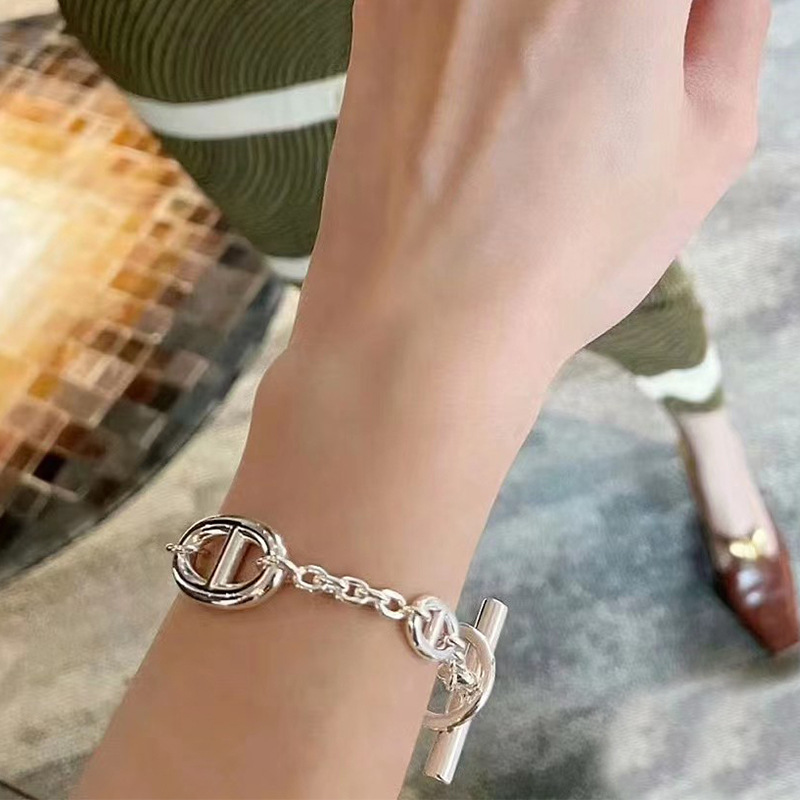 Luxury Pig nose Bracelet Necklace 18K Gold Necklace Earrings Top Quality Classic Earrings 925 Silver Stud Dangle Bag Pendant Design Women Earrings Party Jewelry