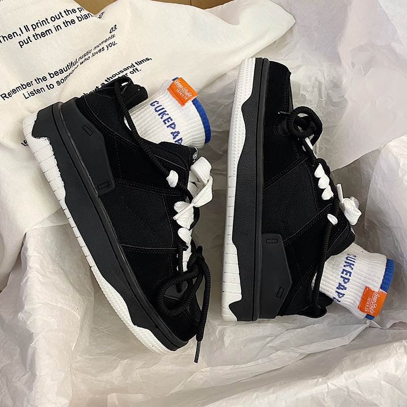 Men's and Women's Casual Thick Soled Trendy Fashionable Board Shoes